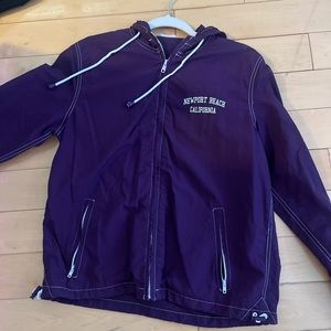Brandy melvile purple raincoat